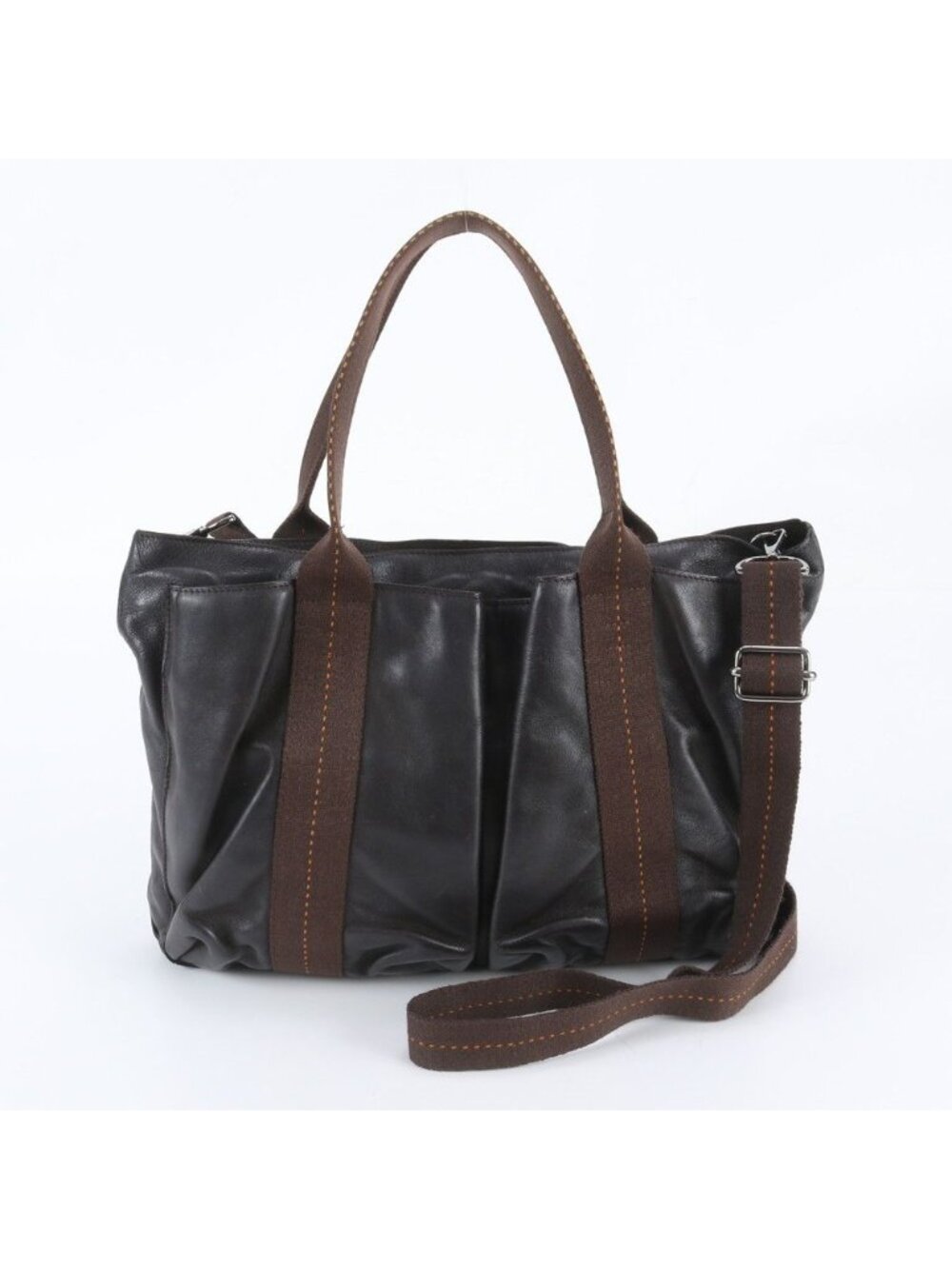 Hermes Caravan Horizontal MM Leather 2-Way Shoulder Bag Crossbody Business